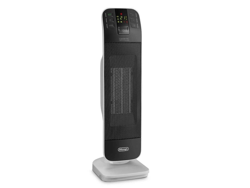 De’Longhi HFX65V20 Interno Nero, Bianco 2000 W Riscaldatore ambiente elettrico con ventilatore