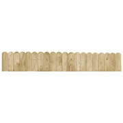 Rotoli di Bordura 3 pz 120 cm in Legno di Pino Impregnato 3053643