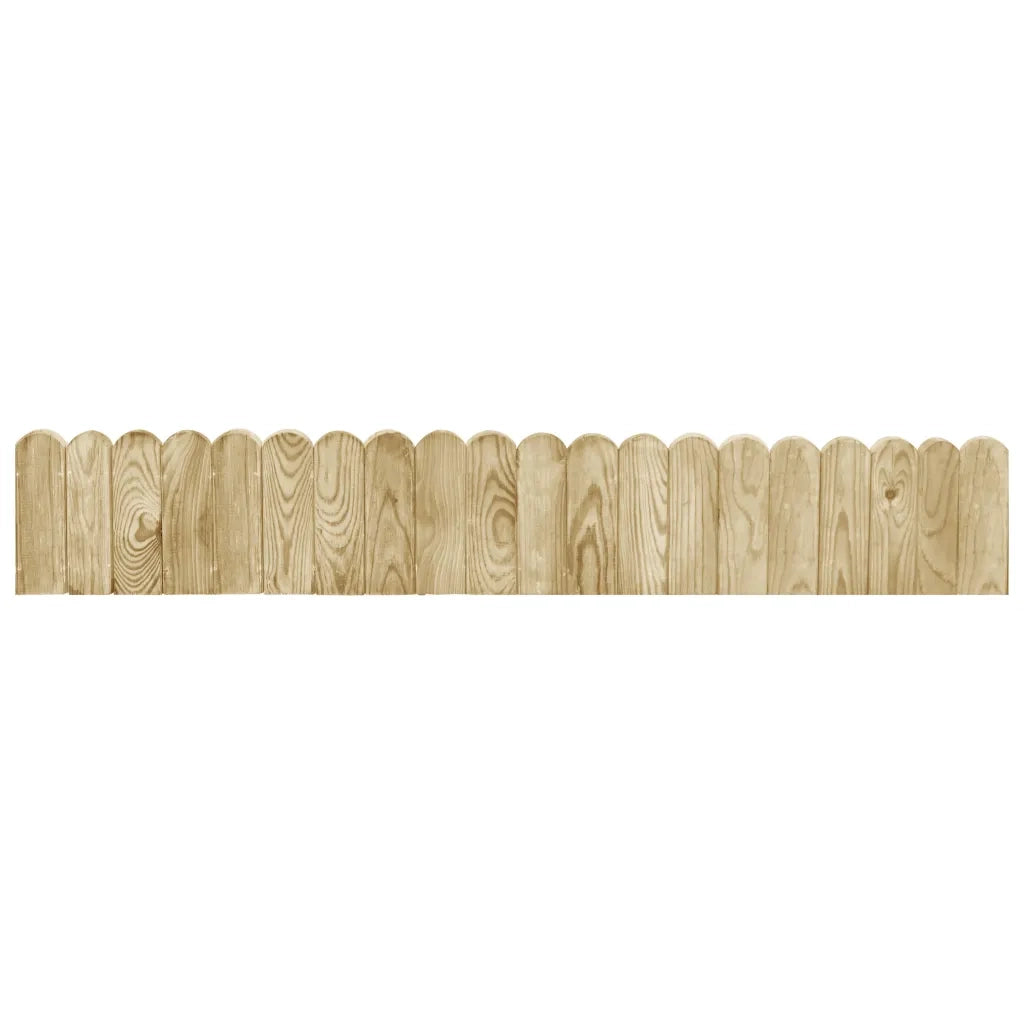Rotoli di Bordura 3 pz 120 cm in Legno di Pino Impregnato 3053643