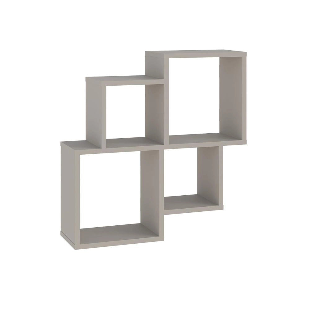Mensola Oyo con 4 scomparti – Funzionalità e design in finitura cashmere