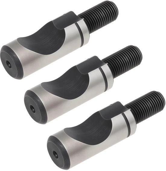 Set di viti Camlock da 3 pezzi - Diametro del filetto 5/8" - Dimensioni 10x19mm - Materiale metallico - Fissaggio con morse per banco a tornio - Migliorata stabilità - Componente per banco a tornio