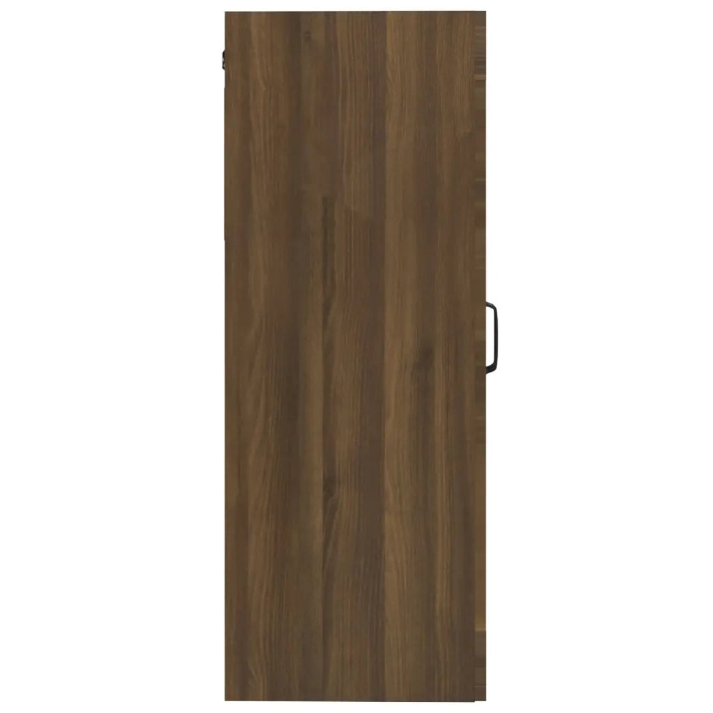 Armadietto Pensile a Parete Rovere Marrone 69,5x34x90 cm cod mxl 17577