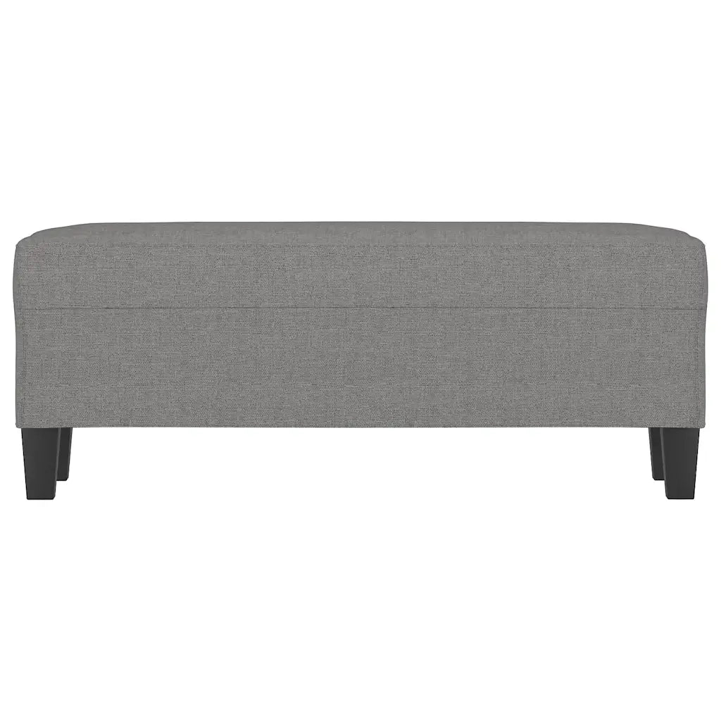 Panca Grigio Scuro 100x35x41 cm in Tessuto 349452