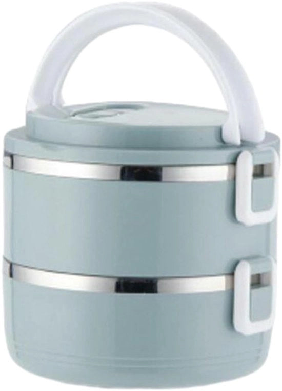 Borsa per Picnic - Acciaio Inossidabile - Isolata - Doppia Parete 15*14,5 cm 1400 ml Blu