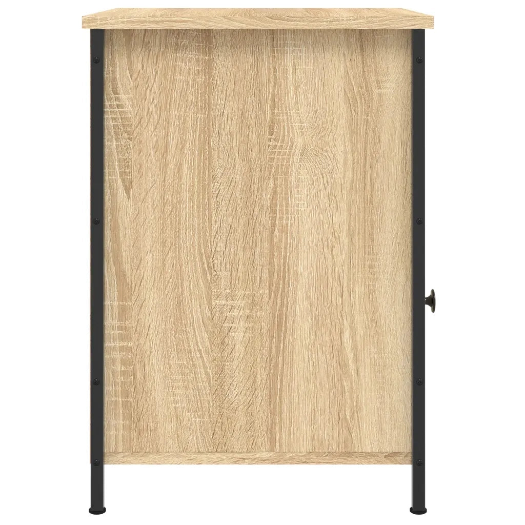 Set di 2 Comodini | Armadio da Notte | Mobiletto da notte Rovere Sonoma 40x42x60 cm in Legno Multistrato