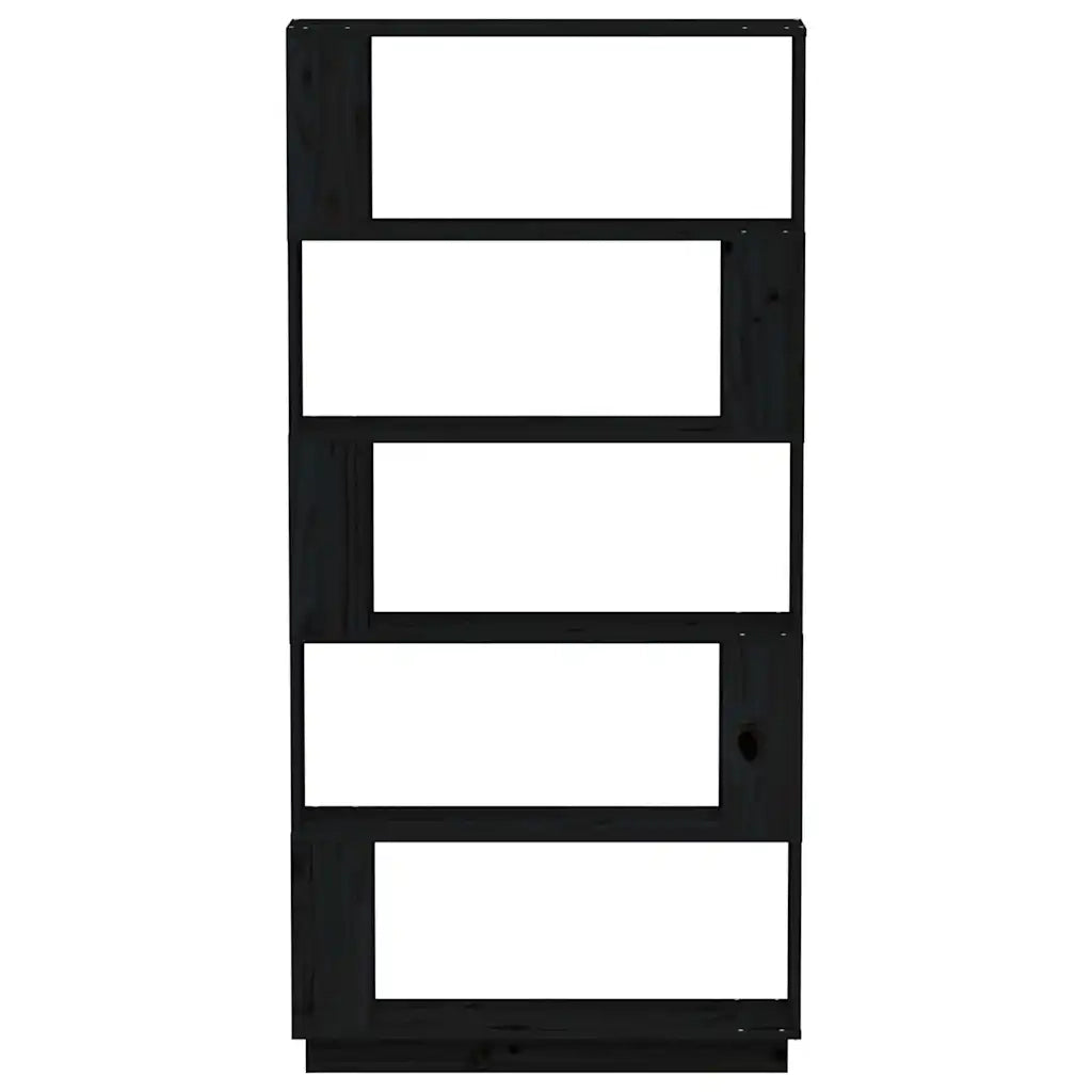 Libreria/Divisorio Bianco 80x25x163,5 cm Legno Massello 814068