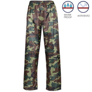Pantalone impermeabile mimetico nylon misura m