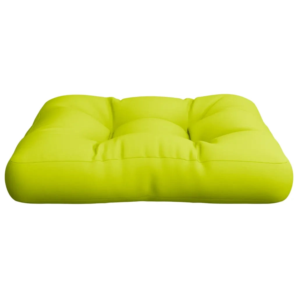Cuscino per Pallet Verde Brillante 50x50x12 cm in Tessuto