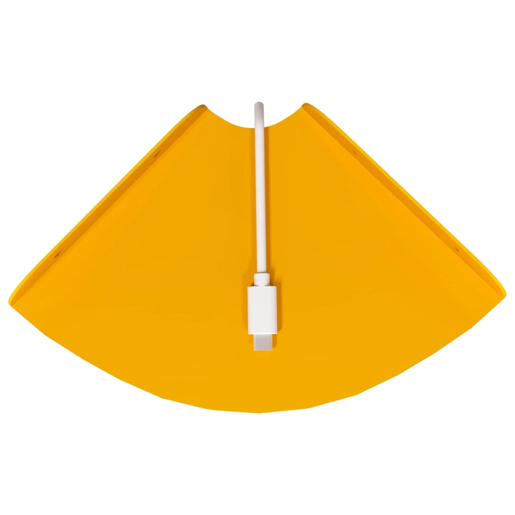 4 pz Mensola | Ripiano | Scaffale sospesa Giallo senape 15 x 15 x 2 cm
