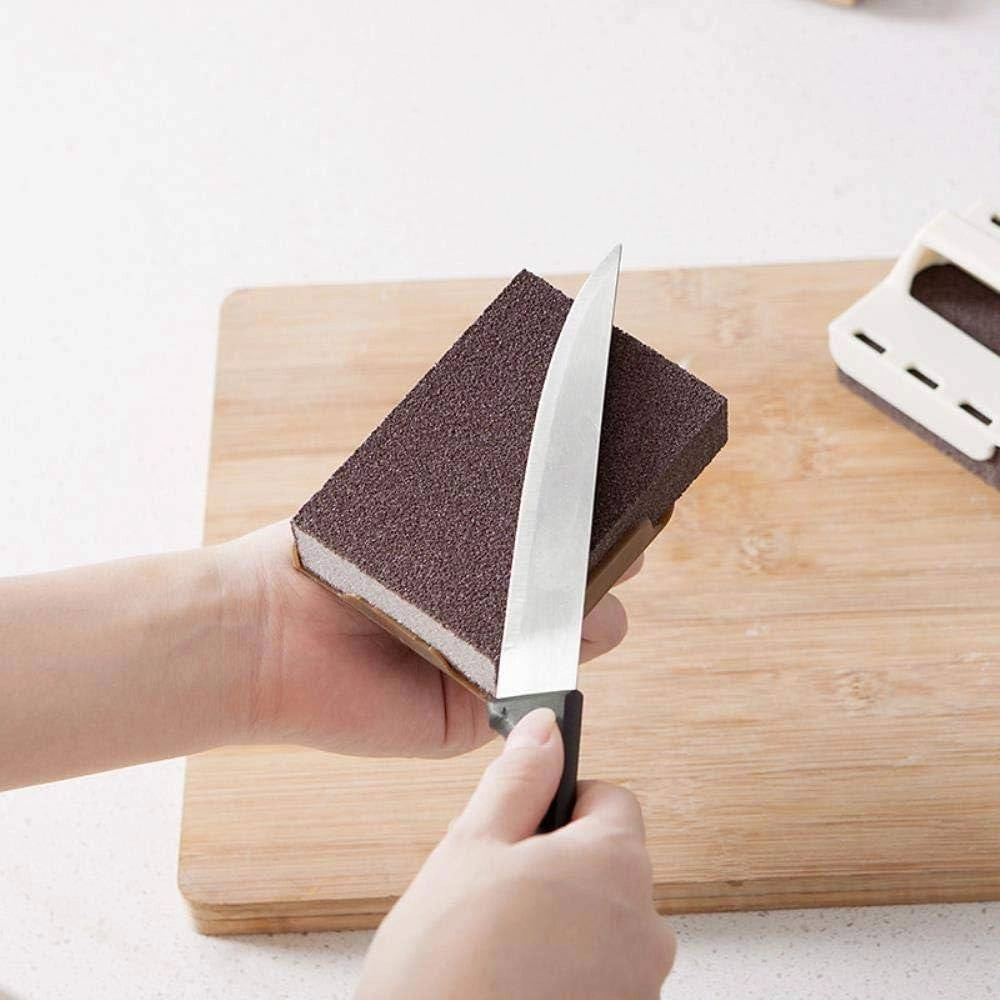 Trade Shop - Set 5pz Spazzola Spugna In Melamina Spugnosa Per Rimuovere Ruggine Pulizia Cucina -