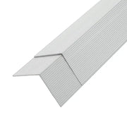 Profili Angolari per Decking in Alluminio 170 cm Argento CFW7002546