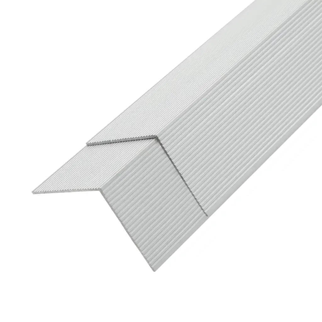Profili Angolari per Decking in Alluminio 170 cm Argento CFW7002546