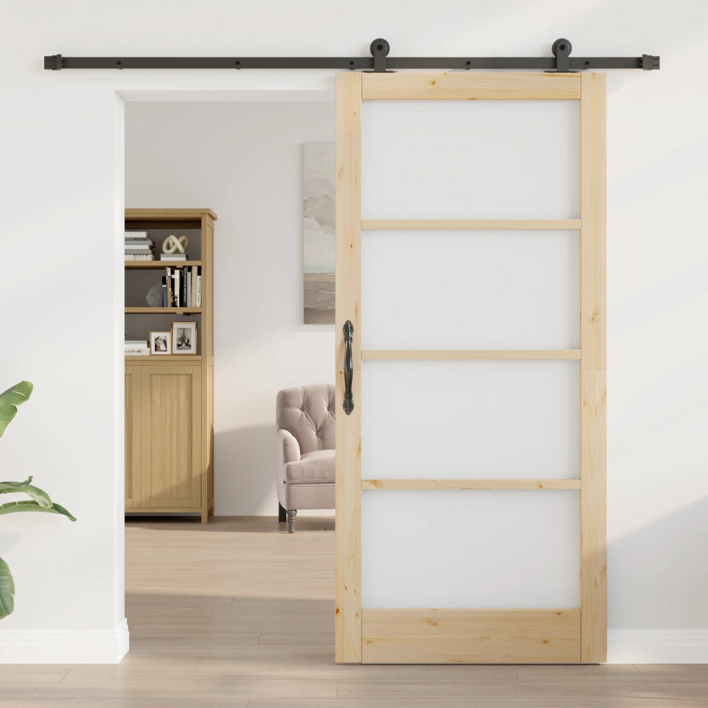 Porta Scorrevole  con Set di Hardware 'ORKDAL'93x202 cm