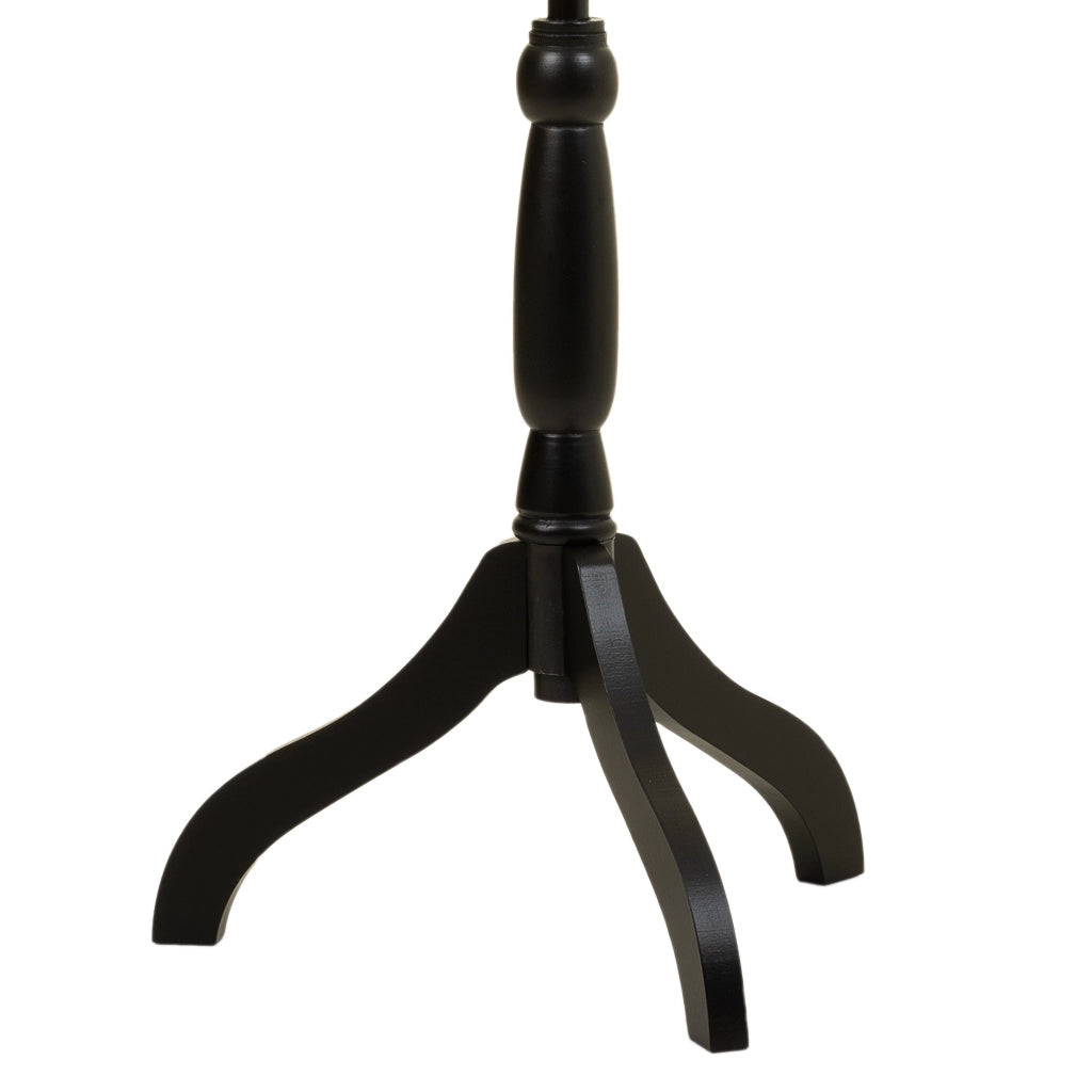 Manichino in legno e schiuma rivestito in tessuto nero 24x37,5x168h