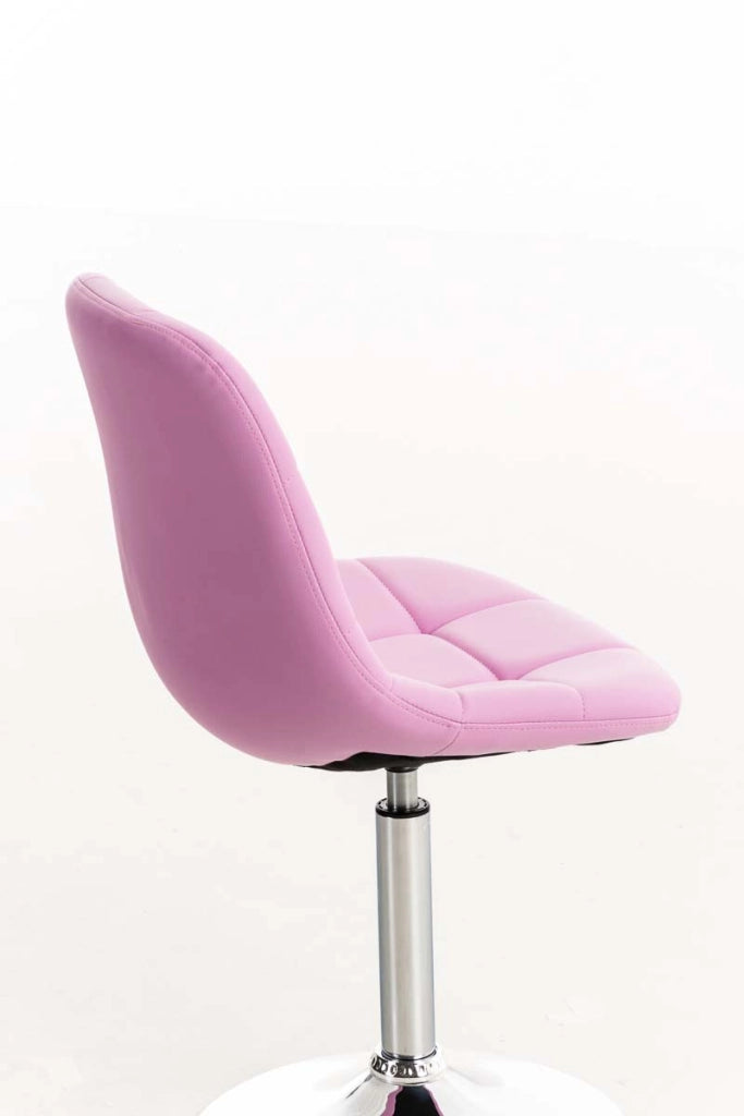 Sedia Emil similpelle rosa