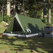 Tenda da Campeggio per 2 Persone-Tenda per Escursionismo Verde Oliva Impermeabile 165966