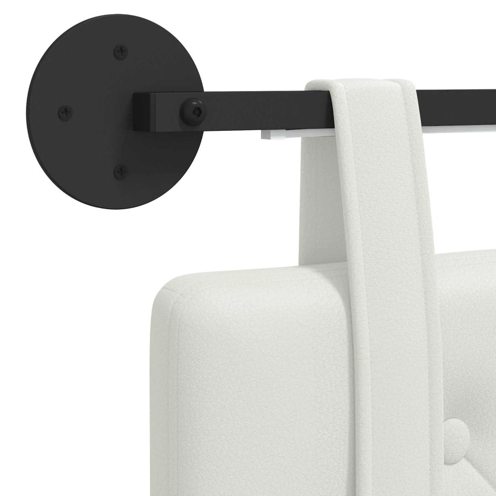 Testiera | Testata sospesa Con luce LED Bianco Similpelle