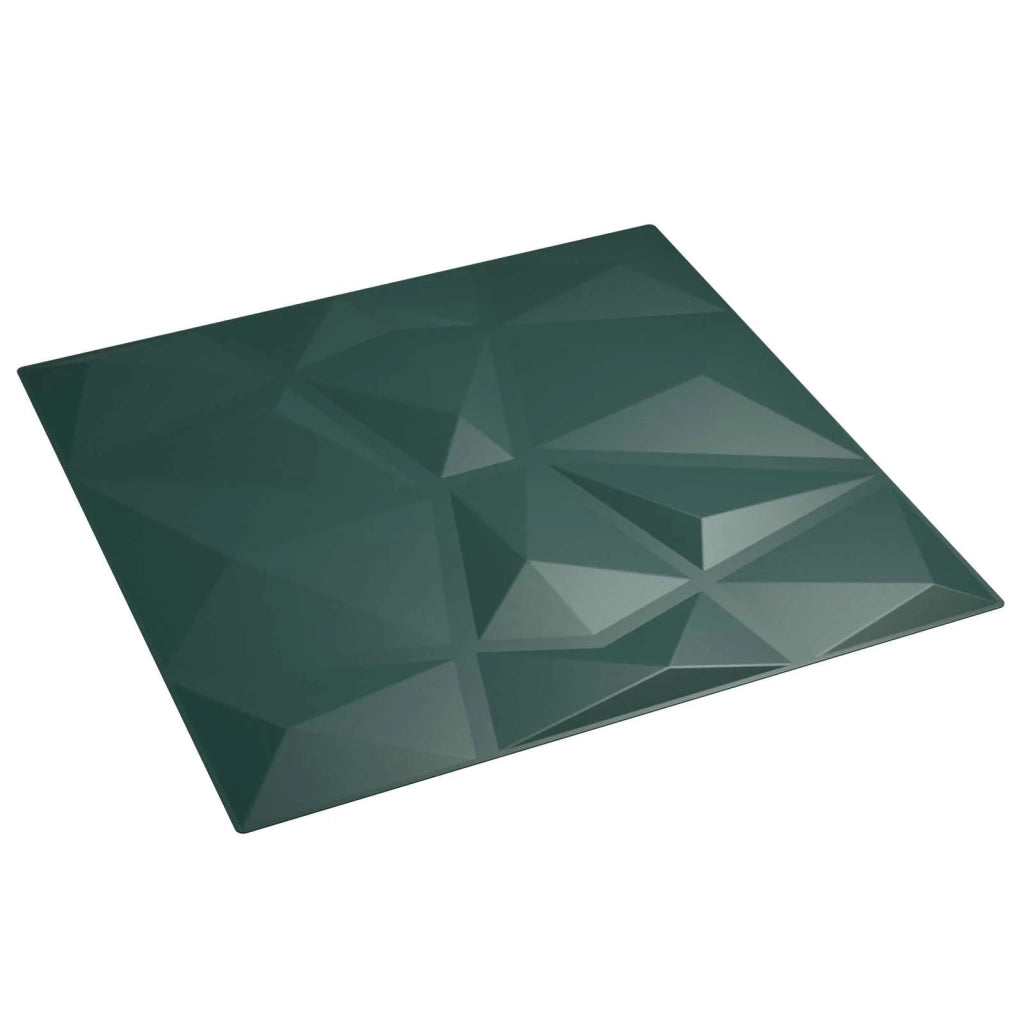 Pannelli da parete 24 pz 50 x 50 cm Verde Schiuma XPS 42046038