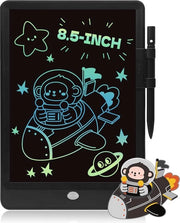 Tavola da disegno LCD 8,5 pollici per bambini - Tablet riutilizzabile e pulibile per bambini - Regalo ideale per bambini dai 3 ai 8 anni