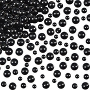 Kralen in Edelstenen 100 Stuks - Ronde Kralen 4/6/8 mm - Kralen in Nero - Materiali per Gioielli - Accessori per Collane/Bracciali - Kralen per Gioielli