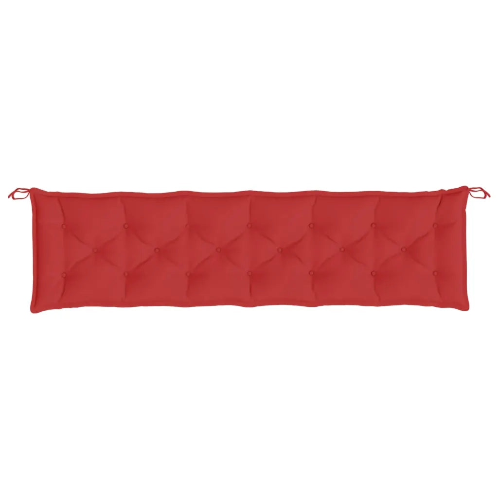 Cuscino per Panca Rosso 200x50x7 cm in Tessuto Oxford 361646