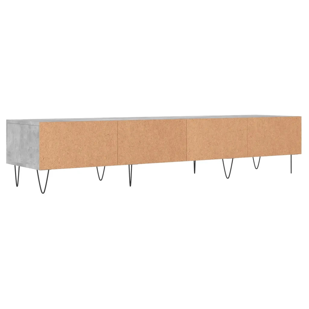 Mobile TV | Armadietto TV | Mobile Porta TV Grigio Cemento 150x36x30 cm Legno Multistrato