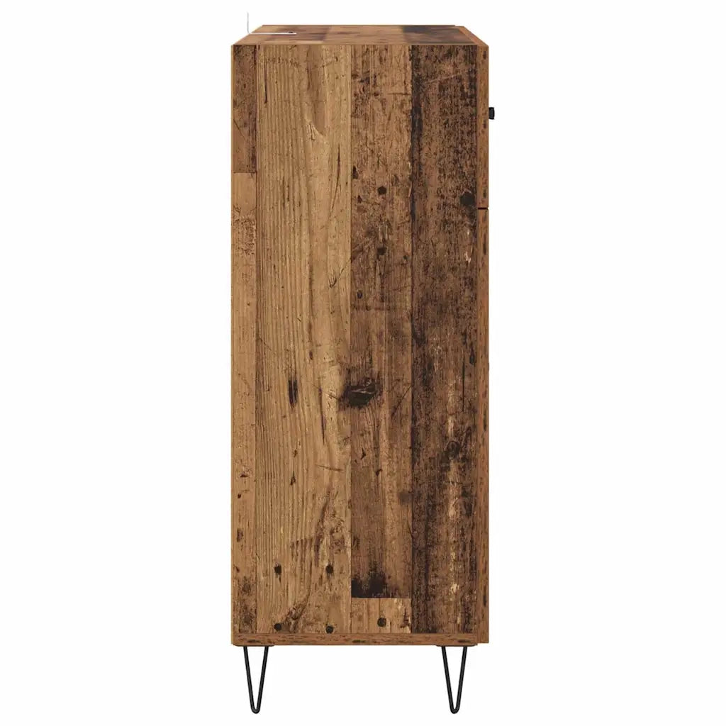 Credenza-Buffet-Armadio da cucina Legno vecchio 69,5 x 34 x 90 cm Legno multistrato 949501