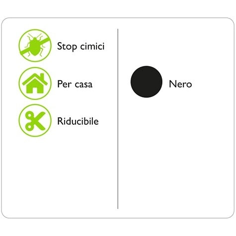 ZANZARIERA MAGNETICA ECO MAGNETIX 140XH250CM NERA