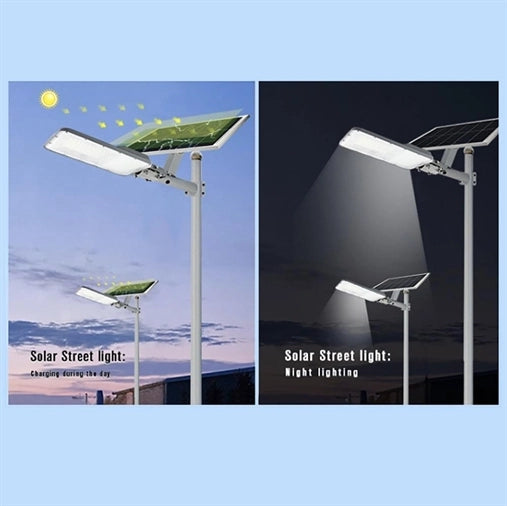Lampada Stradale 200W Fotovoltaico Energia Solare Dimmerabile KIT Completo SOL-11-200W
