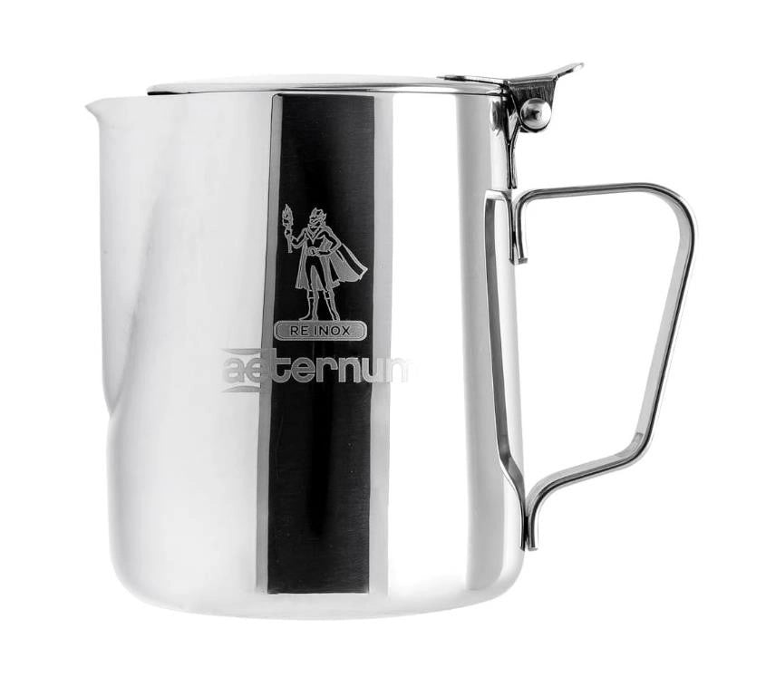 Bricco Latte Caffettiera Aeternum La Divina 600 ml Acciaio 18/10 con Coperchio