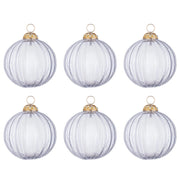 Palline di Natale in Vetro Trasparenti Plucky Diametro: 80 mm