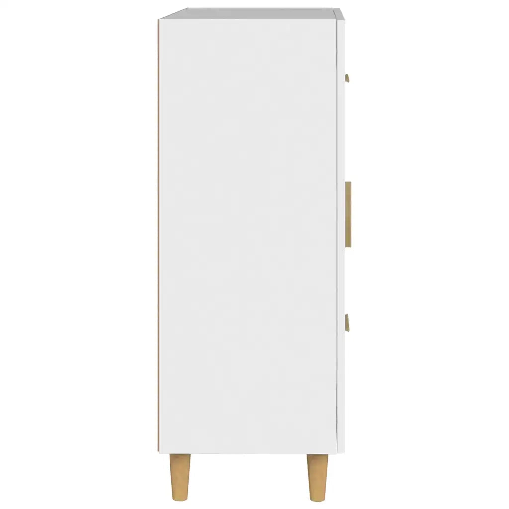 Credenza Bianca 69,5x34x90 cm in Legno Multistrato 812204