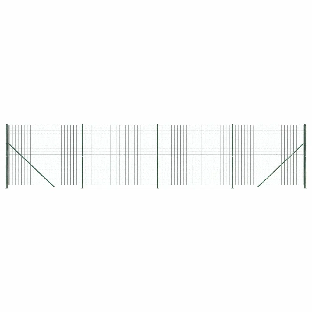 Recinzione Metallica con Flangia Verde 1,4x10 mcod mxl 71124