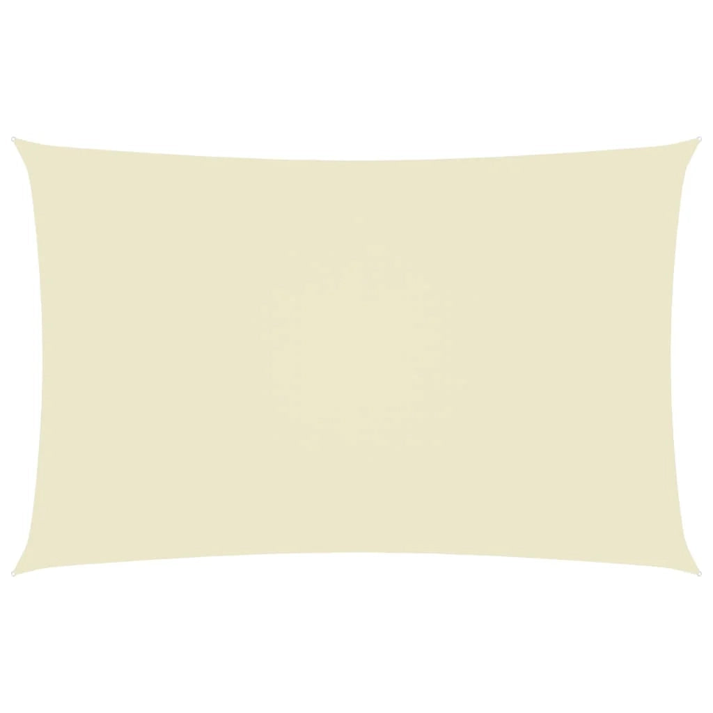 Vela ombreggiante/ombrellone rettangolare in tessuto Oxford 3 x 6 m crema 02_0009688