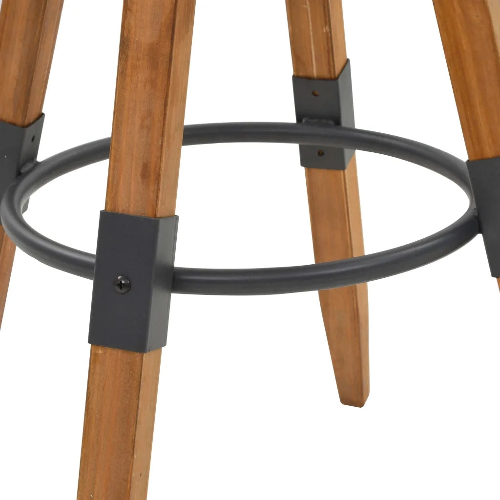 Sgabelli da Bar 2 pz in Legno Massello di Abete 245782