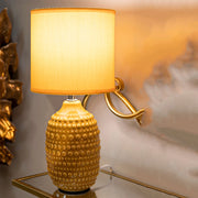 Bethel, Lampada da Tavolo Necessaria 1 Lampadina, Arancione