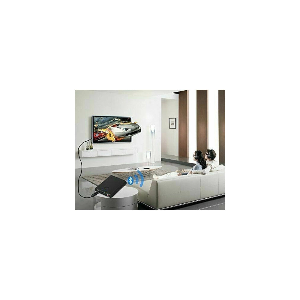 Trade Shop - Ricevitore Trasmettitore Audio Ricaricabile Bluetooth Per Tv Stereo Cuffie Q-m21 -