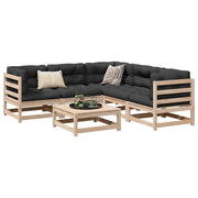 Set Divani da Giardino 6 pz in Legno Massello di Pinocod mxl 116856