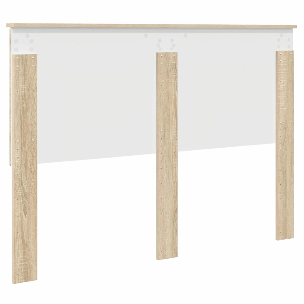 Testiera con testiera Rovere Sonoma 140 cm Legno multistrato