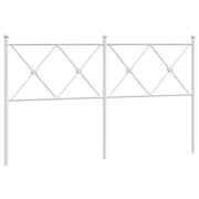 Testiera | Testata di Ricambio in Metallo Bianco 160 cm