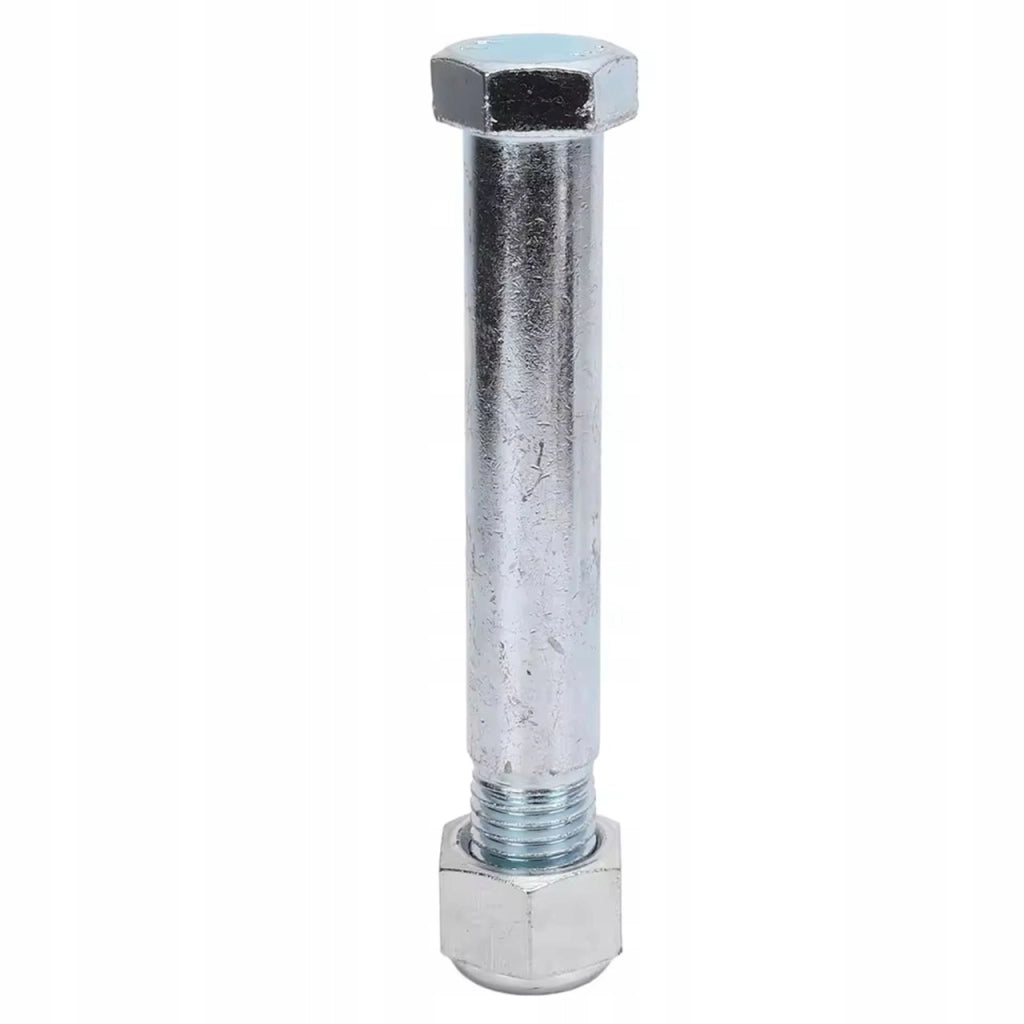 Perno di Montaggio 25x120 mm per Miniescavatori 1–2T – Acciaio Zincato con Filettatura e Dado