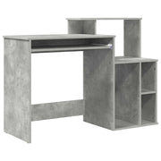 Scrivania | Tavolo da Ufficio Grigio cemento 120,5 x 44 x 88,5 cm Legno multistrato