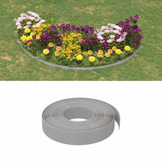 Bordatura per giardino 25 m 10 cm PE Grigio 42036845