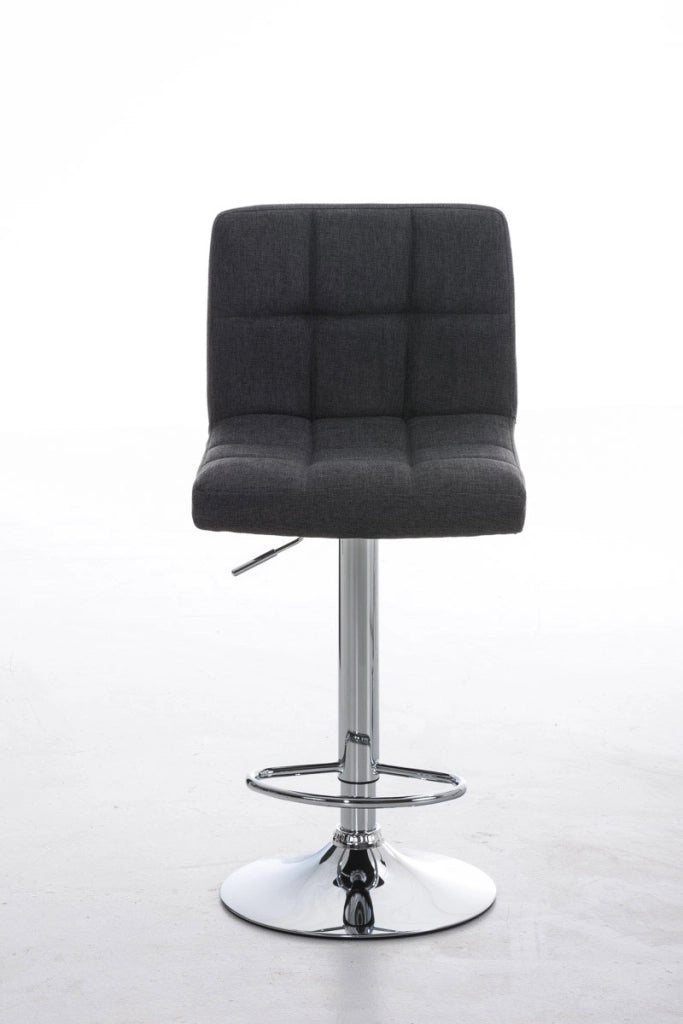 Sgabello Peru Stoffa grigio scuro