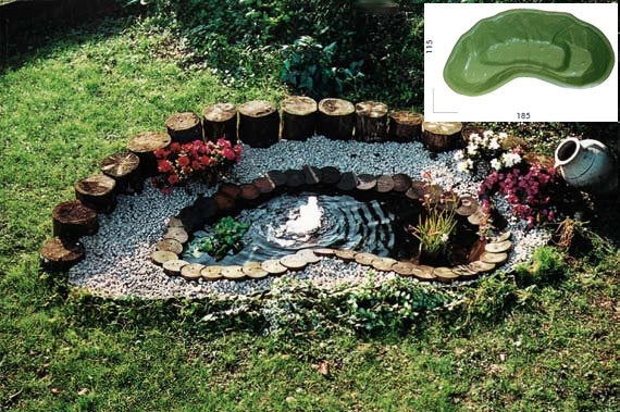 Laghetto da giardino green nemi 270 lt