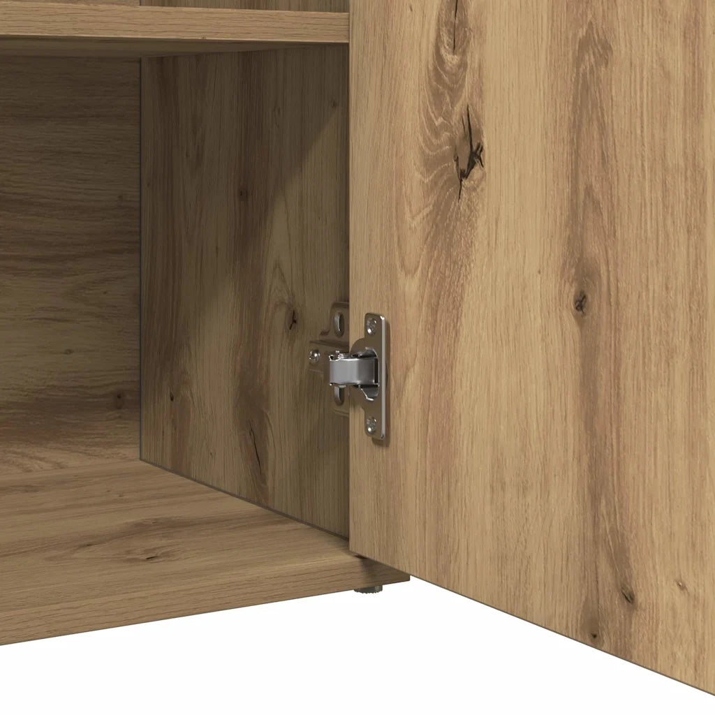 vidaXL Credenza Rovere Artigianale 60x30x75 cm in Legno Multistrato