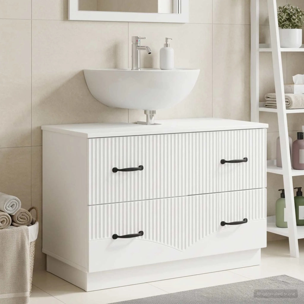 Armadio per Lavabo da Bagno HOORN Bianco 82 x 41 x 56 cm 897235