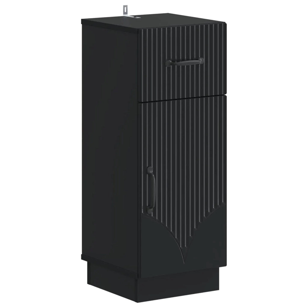 Mobiletto da Bagno HOORN Nero 30 x 31 x 77 cm 897266