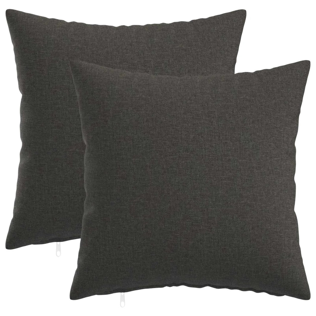 Federa 2 pcs HEERLEN Grigio Scuro 30 x 30 cm 907335