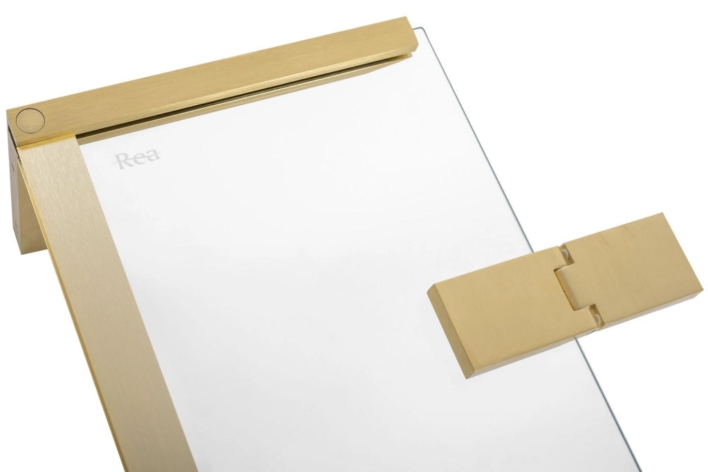 Cabina Doccia Rea Hugo 100x100 Gold Brush